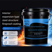 Peinture ignifuge intumescente pour structure en acier intérieure, revêtement ignifuge haute performance pour projets de construction industrielle