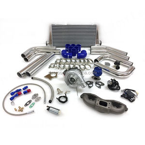 Repuesto de turbocompresor 89-98 240SX S13 S14 SR20DET SR T3T4 .63 Intercooler BOV CAST Manifold - Product Image 2