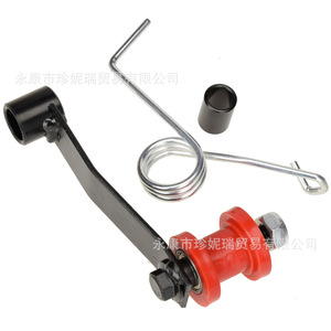 Poulie tendeur de chaîne Zjqr rouge pour moto tout-terrain ATV 110-200cc, pièce de réparation et d'entretien - Product Image 5