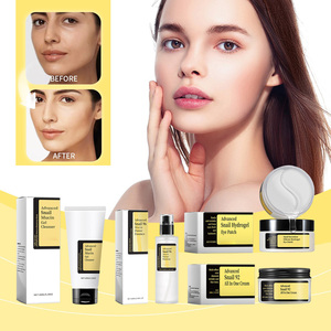 Productos para el cuidado de la piel Caracol Mucina Colágeno Limpiador <span class=keywords><strong>facial</strong></span> antienvejecimiento Suero Crema hidratante <span class=keywords><strong>facial</strong></span> Conjunto para el cuidado de la piel Superventas Co Srx - Product Image 2