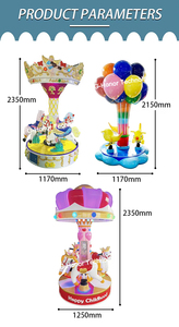 Bán Băng Chuyền Mini 3 Chỗ Cho Trẻ Em Trong Công Viên Giải Trí Trong Nhà - Product Image 2