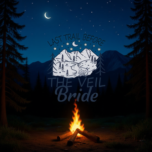 T-shirt à manches longues Last Trail Before The Veil Bride Camping Bachelorette - Product Image 3