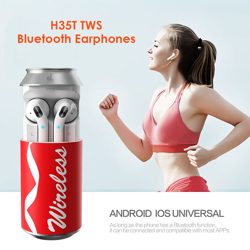 Wholesale cola cans Waterproof IPX3  tws Wireless earphone & headphone & accessories