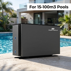 <span class=keywords><strong>POWERWORLD</strong></span> Bomba de Calor de Aire para Piscina con Control WiFi a Bajo Precio, sin Tanque, con Carcasa de Acero Inoxidable - Product Image 2