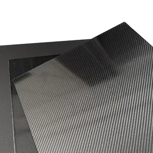 Factory Sale Various Widely Used Heat Resistant Carbon Fiber Sheet Glossy Twill Surface Carbon Fiber Sheet