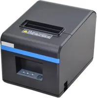 Impressora térmica da impressora, 80mm azul do receptor do bilhete do dente impressora térmica 80mm impressora térmica