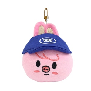 Lindo llavero de peluche con forma de cabeza de oso SK, con diseño de Fang <span class=keywords><strong>Lee</strong></span> <span class=keywords><strong>Min</strong></span> <span class=keywords><strong>Ho</strong></span> <span class=keywords><strong>Lee</strong></span> Yong <span class=keywords><strong>Ho</strong></span> Felix Hat, regalos para fans. - Product Image 5