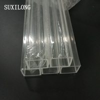 Fabricant de tubes en plastique carrés transparents Tube acrylique carré de grand diamètre Vente en gros Usine de tubes carrés en PMMA haute brillance