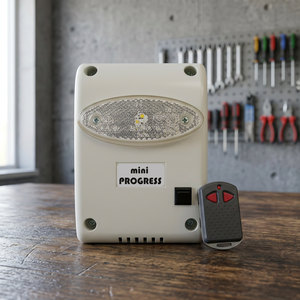 Kit d'ouvre-porte télécommandé haute performance ELSAMEC en plastique, aluminium et acier - Garantie 1 an - Installation facile par vis - Total - Product Image 2