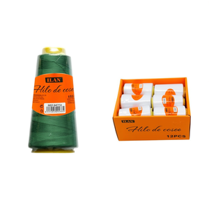 Filo da Cucito Ilan 2750 M Verde Brillante Confezione da 12 Pezzi - Product Image 1