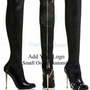 Botas de Mujer de Tacón Alto y Fino, de Gamuza, Sexys, por Encima de la Rodilla, para Invierno - Product Image 1