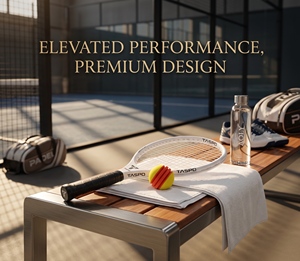 Raquette <span class=keywords><strong>de</strong></span> <span class=keywords><strong>tennis</strong></span> Taspo personnalisée en fibre <span class=keywords><strong>de</strong></span> carbone, structure monobloc stable, tête en matériau à module élevé pour l'exercice quotidien et le divertissement - Product Image 6