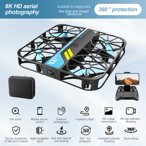 Dron V37 de alta calidad 2025 con juguetes voladores de bolsillo, helicóptero Rc de 2,4g, helicóptero inteligente, cámara 4K para niños, cuadricóptero - Product Image 2