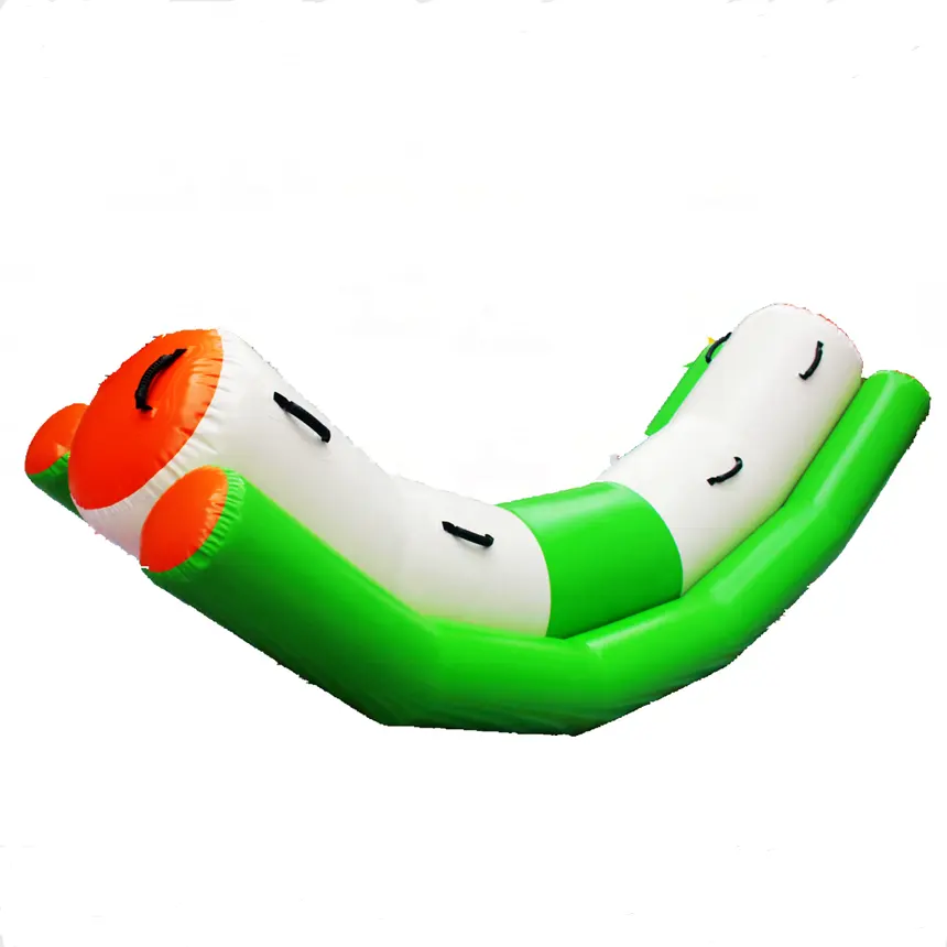 Customized outdoor activities inflatable water seesaw/colorful inflatable toys