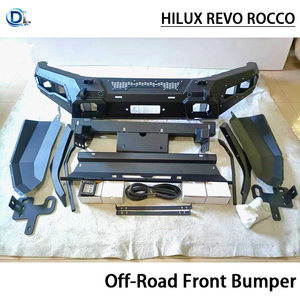 Parachoques Delantero y Trasero Todoterreno, Barra Protectora Anticollisión para Toyota Hilux Vigo Revo <span class=keywords><strong>Rocco</strong></span> - Product Image 3