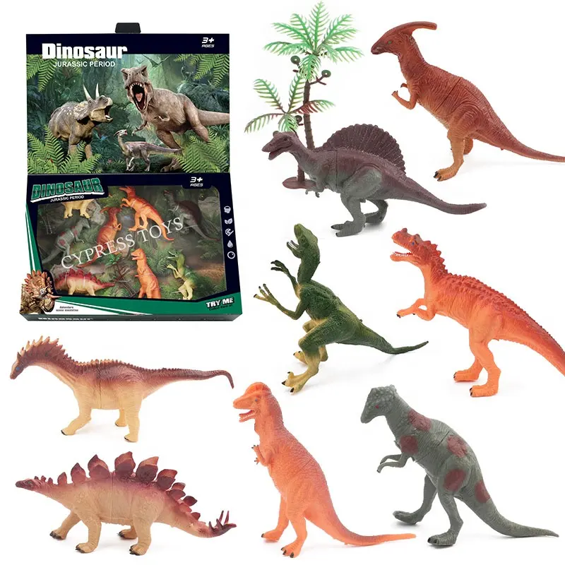 New Dinosaur Toy Animal Set 8pcs For Kids Toys