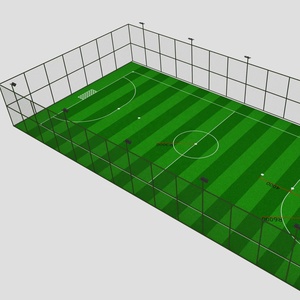 SSG SF003 20m X 40m 50mm <span class=keywords><strong>Gazon</strong></span> synthétique PE haute densité pour terrain de football Vert/Blanc Durable (>5 ans de durée de vie) Facile à utiliser - Product Image 4