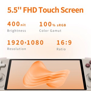 Console de jeu portable Mangmi AIR X, lecteur de jeux vidéo, écran tactile IPS 5,5 pouces, Full HD, Android 14, Wi-Fi 5.0 pour 5.0, 5000 mAh - Product Image 5