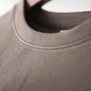 À la mode hommes décontracté à manches courtes chemise formelle XL épaule goutte Piqué coton tissu Air coton tissu <span class=keywords><strong>t</strong></span>-shirts - Product Image 5