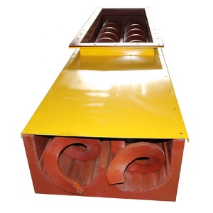 Dubbele Asloze Schroeftransporteur Voor Slurry Of Houtsnippers Met Duurzaam Rubberen Riemmateriaal - Product Image 2