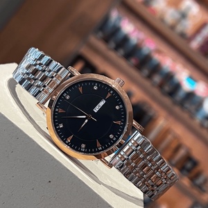 Reloj de Cuarzo Clásico con Esfera Redonda para Hombre y Mujer, con Correa de Acero Inoxidable, para Uso Diario y de Negocios, Longinesing - Product Image 6