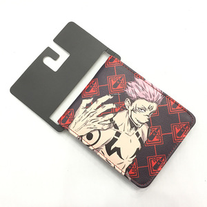 40 Styles Jujutsu Kaisen Satoru Gojo Itadori Yuji Megumi Coin Purses Hot Cartoon Unisex PU Anime Wallet pour Hommes Femmes Enfants - Product Image 2