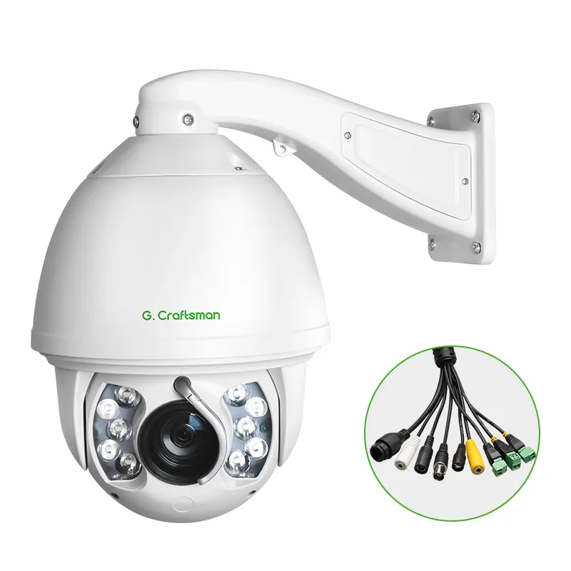 GA-PL1X33I-M6S Outdoor 6MP 33X Zoom 150M Long Laser Range PTZ Speed Dome POE CCTV IP Network Surveillance Camera with Wiper