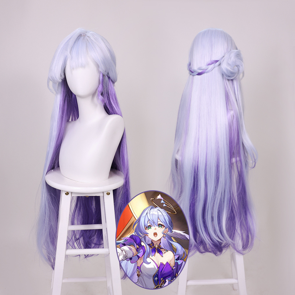 Perruque violette