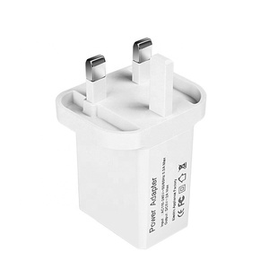 Cantell UK 3 pin USB ricarica rapida caricabatteria da parete 5V 2A telefono cellulare veloce USB adattatore caricabatterie rapido - Product Image 4