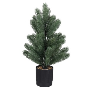 Arbre artificiel en plastique de haute qualité, aspect naturel, pour extérieur, décoration de Noël, maison, salon, Thanksgiving, vente en gros - Product Image 1