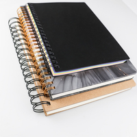 GemFully Vente en gros Carnet à couverture rigide personnalisé imprimé Journal de rebut Carnet à spirales A5 Carnet à lignes A5 Carnet de sublimation