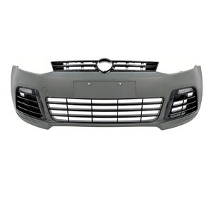 Kit Carrozzeria Migliorato per <span class=keywords><strong>Volkswagen</strong></span> <span class=keywords><strong>POLO</strong></span> in Stile <span class=keywords><strong>R</strong></span>: Paraurti Anteriore, Diffusore Posteriore, Minigonne Laterali, Griglia e Labbro Anteriore - Product Image 2