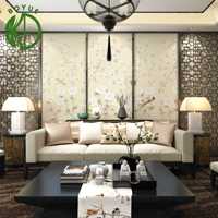 Papier Peint Mural Botanique Style Chinois, Motifs Floraux et Oiseaux, Paysage Imperméable, Décoration Murale Facile pour Chambre, Hôpital, Hall d'Hôtel, Salon