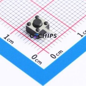 BX-TS-26-454535BSJ Tactile Switch Through hole-3P,4.5x4.5mm Switch Single Pole Single Throw Round Button 2.6N Through Hole - Product Image 1