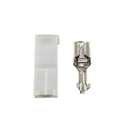 Conector de Arnés Automotriz de 1 Pin, Carcasa de Plástico, Terminal Hembra, Certificado ISO/TS16949, -40~120C, Cobre Sellado