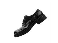 Chaussures habillées noires en cuir véritable pour hommes, à lacets, avec logo personnalisé, talon épais, antidérapantes, toutes saisons, vente en gros
