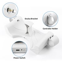 Honcam Station de charge murale avec port de charge pour Oculus Quest 2