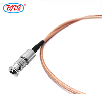 Conector macho BNC de suministro del fabricante a conector MiNi BNC para RG179 75ohm 3G/6G HD SDI Video CCTV Security ecurity Camera Cables