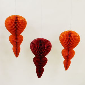 FLYING FLOWERS Lanterne di Carta a Nido d'Ape, Decorazioni Appese per Interni di Capodanno, Vendita Diretta dalla Fabbrica - Product Image 2