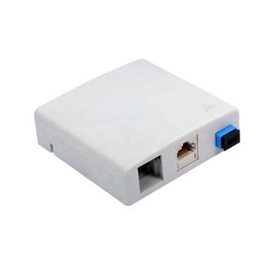1 Sc 2 RJ 45 presa a muro in fibra ottica 86 mm scatola di terminazione in fibra ottica per frontalino - Product Image 1