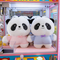 Peluches Panda Anime de 8 pouces, Jouets en Peluche de 8 pouces, Jouets pour Enfants Thème Dessin Animé Anime pour Machines à Pinces