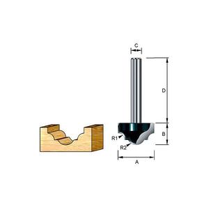 Makita-D-11106เครื่องตัดกัดแบบโปรไฟล์-บิตเจาะ0088381166140บิตเจาะอื่นๆ - Product Image 1