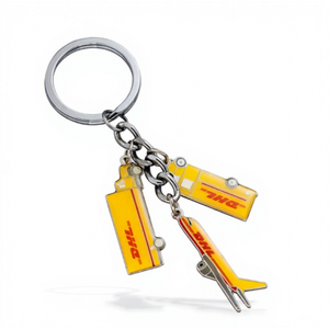 Porte-clés en alliage de zinc personnalisé avec logo, breloque tendance, cadeau professionnel pour les compagnies aériennes, les camions, les avions, pendentif en métal - Product Image 1