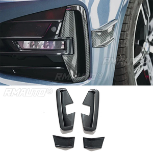 For BMW 4 Series G22 G23 G26 Front Bumper Spoiler Fog Lamp Cover Air Knife <b>Splitter</b> Body Kit M440i M-Sport 2021-2023 - Product Image 1