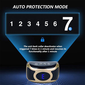 Hiçbir şok köpek tasması hayır havlayan şarj edilebilir izci köpek eğitim Anti Bark yaka - Product Image 2