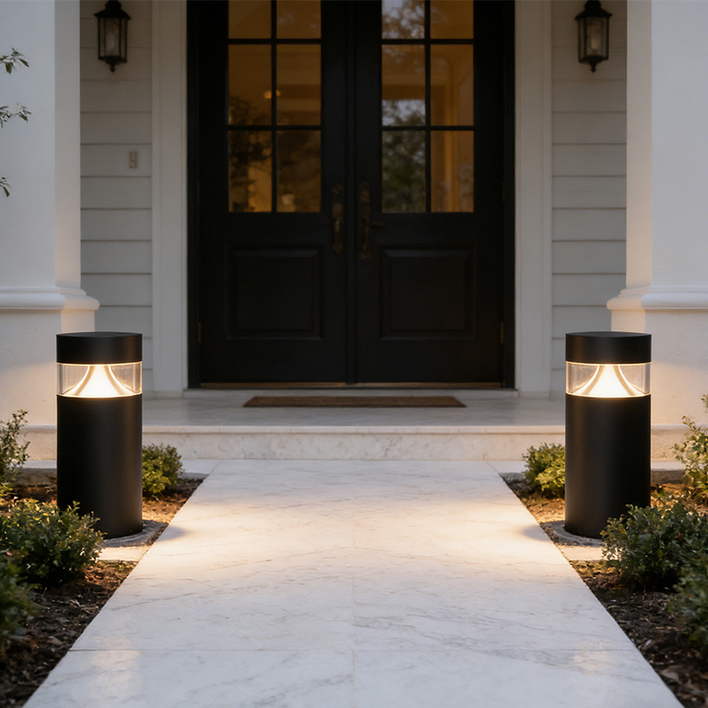 High Quality Landscape LED Bollard Light IP65 Rated Aluminum Body Adjustable Warm Color Flood Lamp Outdoor with 5-Year Warranty