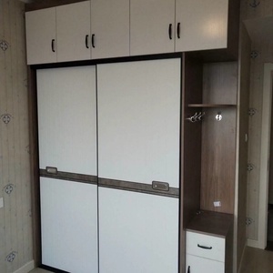 Practical Adjustable Eco-Friendly Household Bedroom <b>Wardrobe</b> Sliding Door Large Capacity for Small Bedroom Storage Hotel Villa - Product Image 1