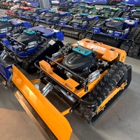 Vente directe d'usine Tondeuse à gazon portable Tondeuse à gazon télécommandée à vendre Tondeuse à gazon robotisée chinoise Idéale pour les pelouses résidentielles