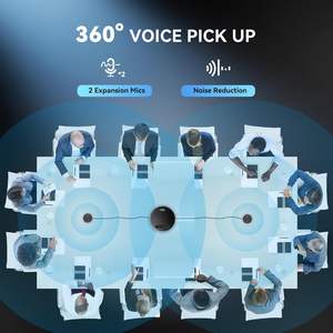 Cámara de conferencia Tenveo VLGroup All-in-One 4K PTZ con sistema de altavoz <span class=keywords><strong>Bluetooth</strong></span> con 2 micrófonos de expansión Zoom óptico 12X - Product Image 5