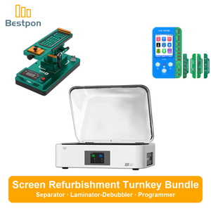 Kit Completo per Riparazione e Ricondizionamento Schermi Telefoni - Macchina Laminatrice e Separatore LCD con Disappannatore - 30 Schermi/Giorno - Product Image 1